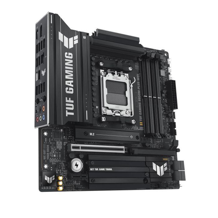 Материнcька плата ASUS TUF GAMING B850M-PLUS WIFI7 sAM5 B850 4xDDR5 M.2 HDMI DP Wi-Fi BT mATX