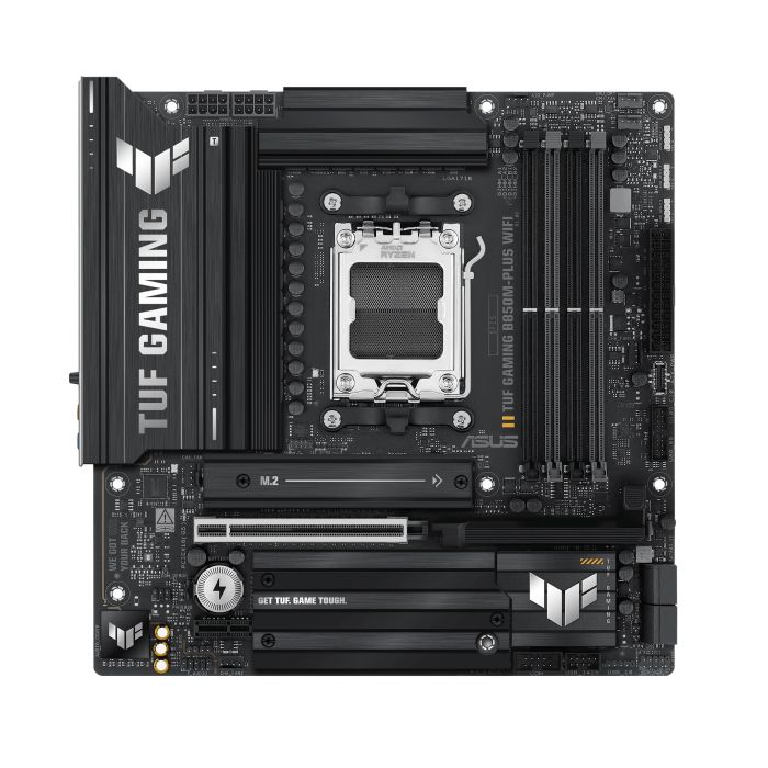 Материнcька плата ASUS TUF GAMING B850M-PLUS WIFI7 sAM5 B850 4xDDR5 M.2 HDMI DP Wi-Fi BT mATX
