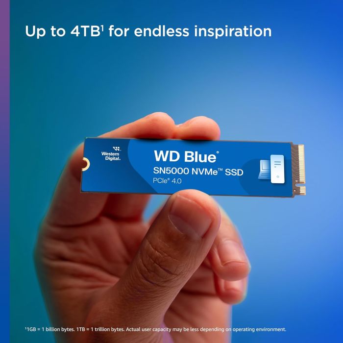 SSD WD M.2 2TB PCIe 4.0 Blue SN5000