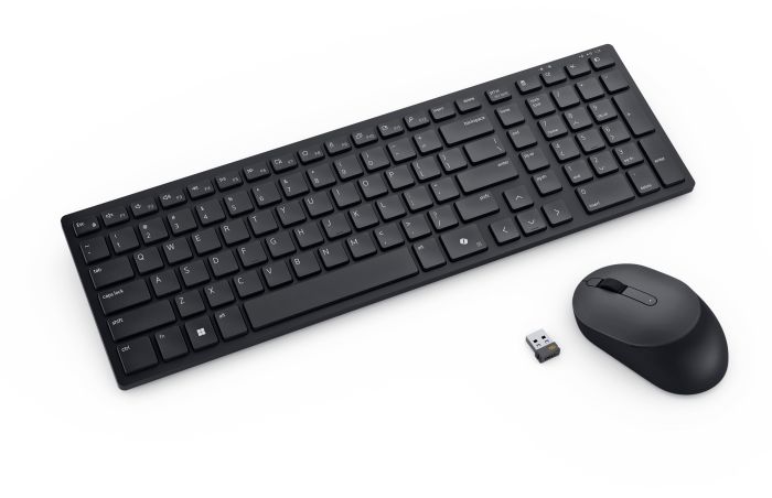 Клавиатура Dell Pro Compact Silent Keyboard and Mouse - KM555 - Ukrainian