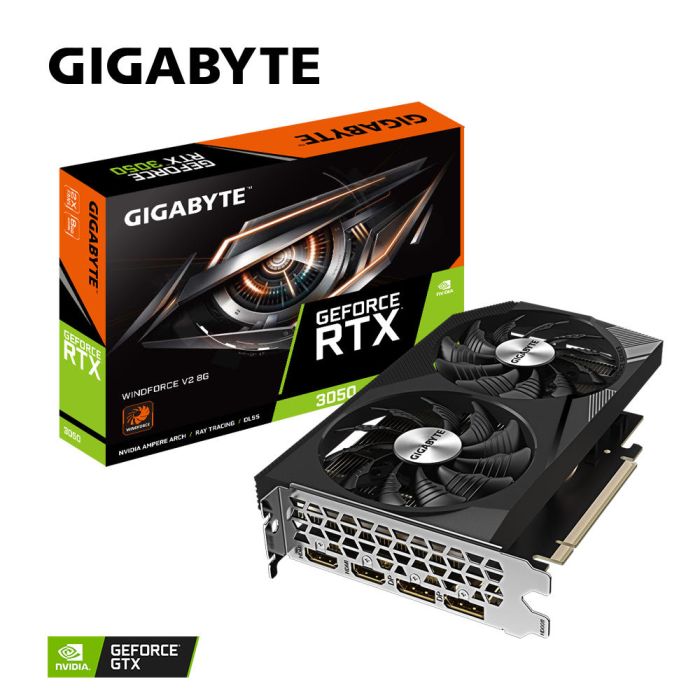 GIGABYTE Graphic Adapter GeForce RTX 3050 8GB GDDR6 WINDFORCE 2