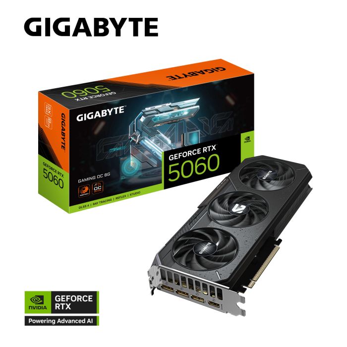 GIGABYTE Graphic Adapter GeForce RTX 5060 8GB GDDR7 GAMING OC