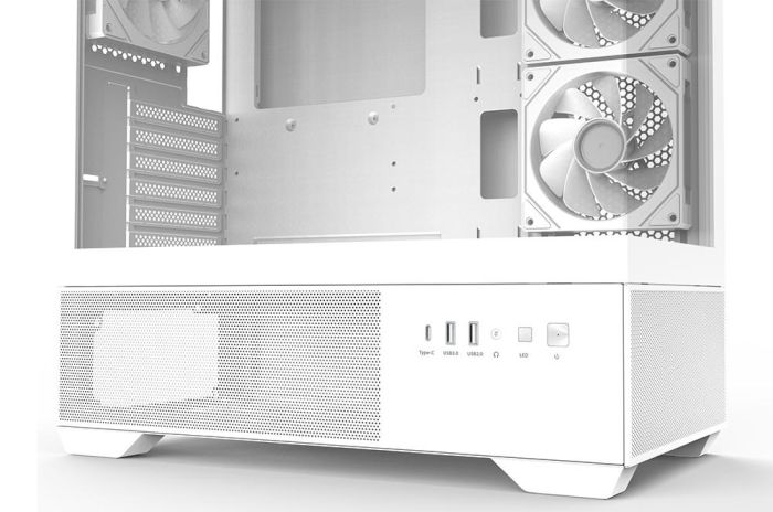 Корпус Zalman Chronix V2 без БП, 1xUSB3.0, 1xUSB2.0, 1x Type C, 2x120мм ARGB Reverse,  4x120мм ARGB, VGA 410мм, LCS ready, TG Side/Front Panel, ATX, белый