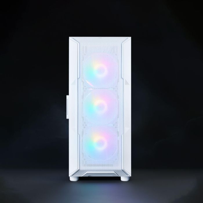 Zalman PC case I3 Neo ARGB V2 without PSU, 2xUSB3.0, 1x Type C, 4x120mm, ARGB, VGA 355mm, LCS ready, TG Side Panel, ATX, white