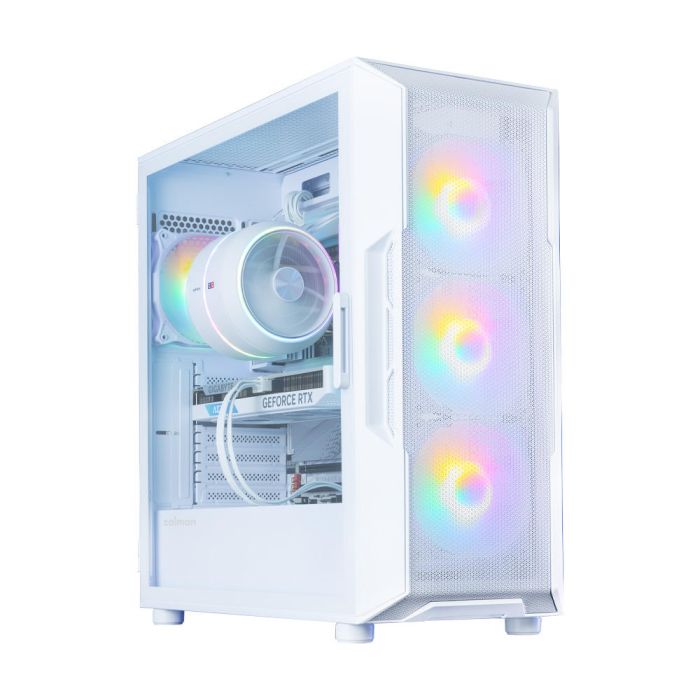 Корпус Zalman I3 Neo V2 без БП 2xUSB3.0, 1x Type C, 4x120мм RGB, VGA 400мм, LCS ready, TG Side Panel, ATX, белый