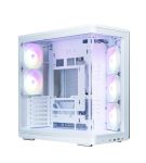 Корпус Zalman P60 без БЖ, 2xUSB3.0, 1x Type C, 3x120мм ARGB Reverse, 2x120мм ARGB, VGA 435мм, LCS ready, Curved Tempered Glass, Dual Chamber, ATX, білий