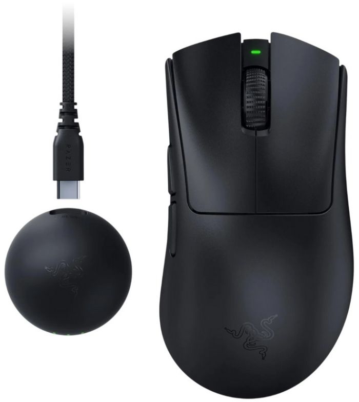 Razer Mouse DeathAdder V4 Pro Gen-2, USB-A/WL, black