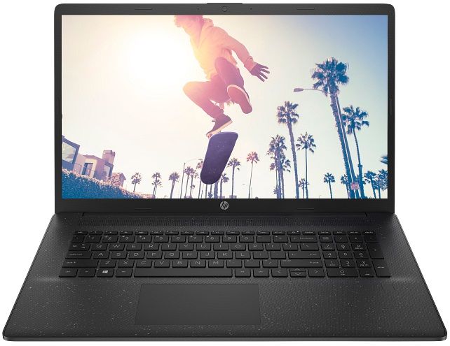Ноутбук HP 17-cp3015ua 17.3" FHD IPS AG, AMD R7-7730U, 16GB, F512GB, UMA, DOS, чорний