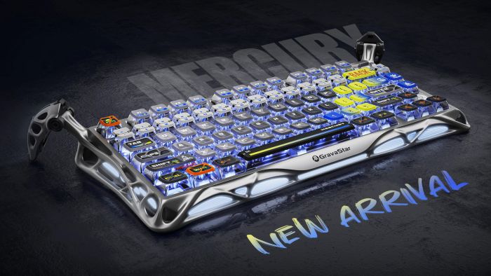 GravaStar Mercury K1 Pro 75% Wireless Mechanical Gaming Keyboard
