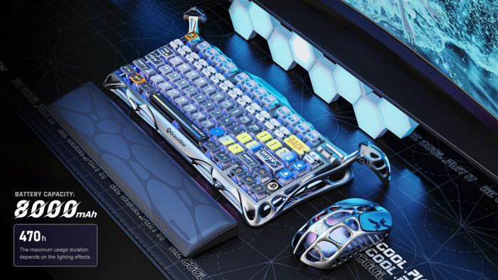GravaStar Mercury K1 Pro 75% Wireless Mechanical Gaming Keyboard