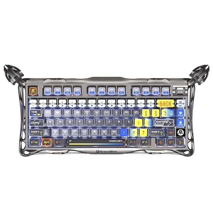 GravaStar Mercury K1 Pro 75% Wireless Mechanical Gaming Keyboard