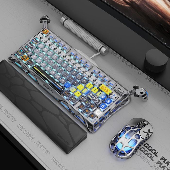 GravaStar Mercury K1 Pro 75% Wireless Mechanical Gaming Keyboard