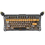 Клавіатура механічна GravaStar Mercury K1 Pro 80keys, GravaStar x Kailh Speedy Mint, BT/WL/USB, CyberFlare