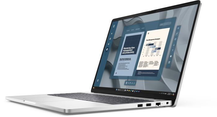 Ноутбук Dell Pro 16 16" FHD+ IPS AG, AMD R5-340, 16GB, F512GB, UMA, Win11P, сріблястий