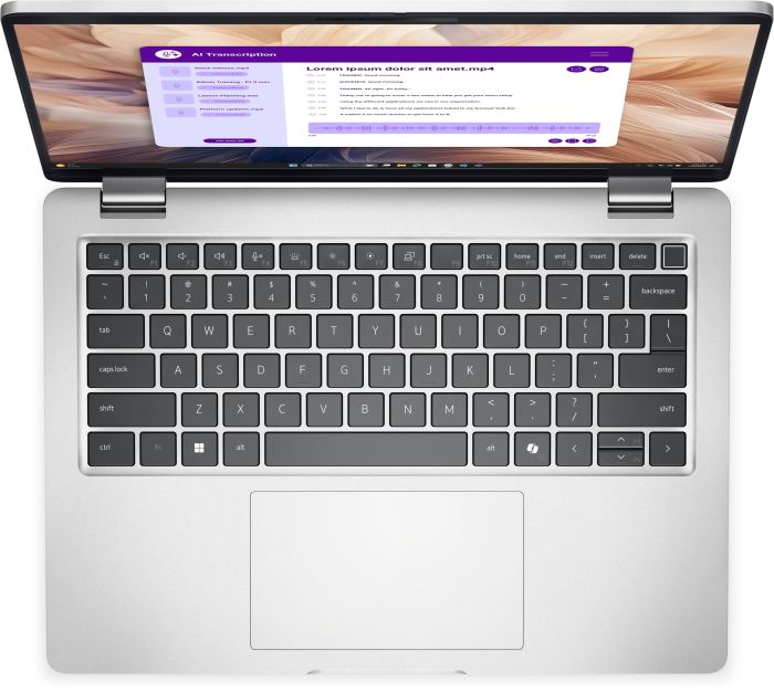 Ноутбук Dell Pro 14 Plus 14" FHD+ AG, Intel U5-235U, 32GB, F512GB, UMA, Lin, серебристый