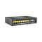 Комутатор   8xFE PoE, 3xGE (2xUplink, 1xSFP), 120Вт, Некерований Netis P110GH