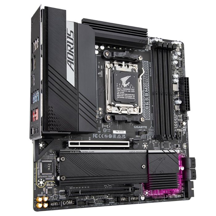 GIGABYTE Motherboard B650M AORUS ELITE sAM5 B650 4xDDR5 M.2 HDMI DP mATX