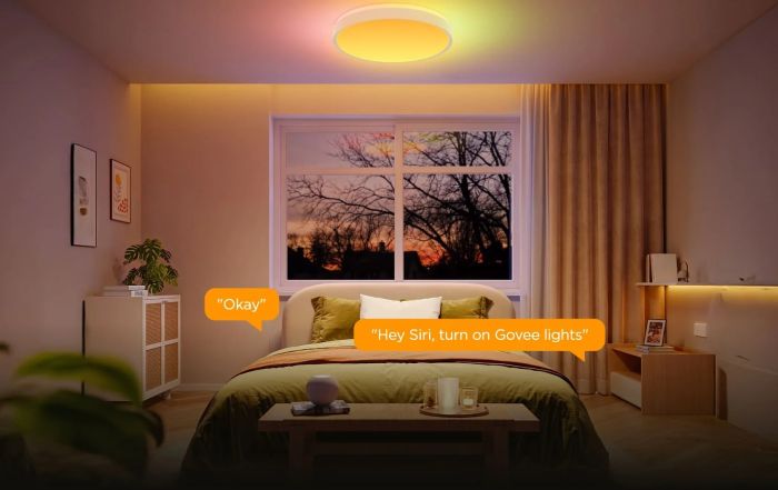 Потолочный свитильник Govee 38cm Smart Ceiling Light Pro, RGBICWW, WI-FI/Bluetooth, білий