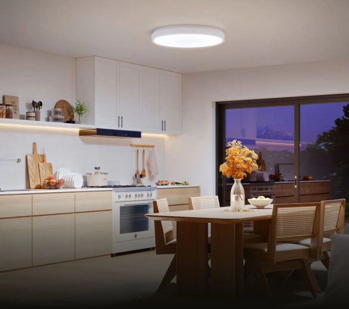 Потолочный свитильник Govee 38cm Smart Ceiling Light Pro, RGBICWW, WI-FI/Bluetooth, білий