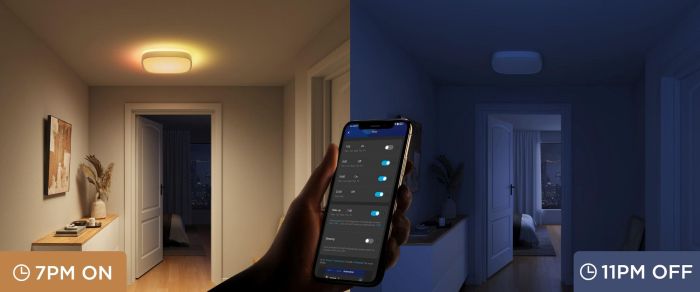 Потолочный свитильник Govee H60A4 30cm Smart Square Ceiling Light, RGBWW + RGBIC, WI-FI/Bluetooth, білий