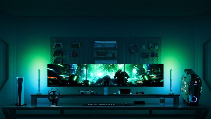 Набір адаптивного підсвічування Govee H6048 Govee Gaming Light Bars Pro, RGBIC, WI-FI/Bluetooth, чорний