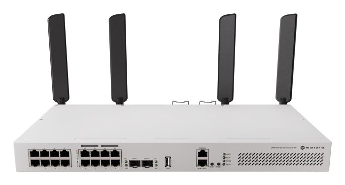 Комутатор MikroTik Cloud Router Switch CRS418-8P-8G-2S+5axQ2axQ-RM