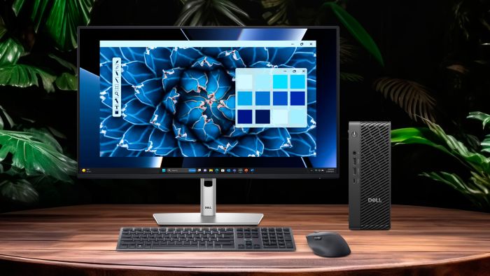 Робоча станція DELL Pro Max Micro, Intel U7-265, 16GB, F512GB, NVD A400-4, WiFi, кл+м, Win11P