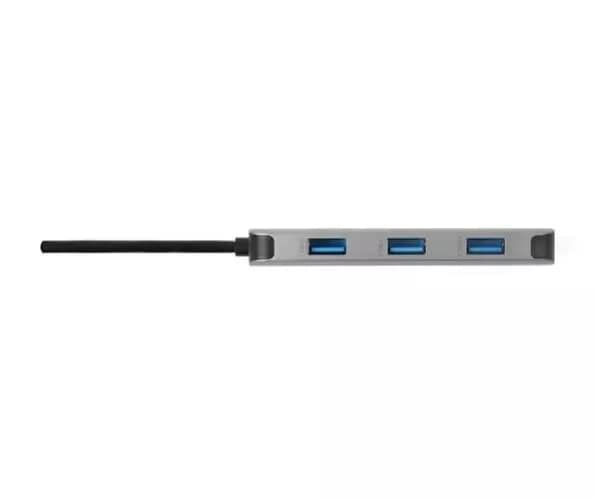 Хаб Acer 7in1 USB-С > 3xUSB-A3.2/HDMI/USB-C/PD/SD, 0.15м, сірий