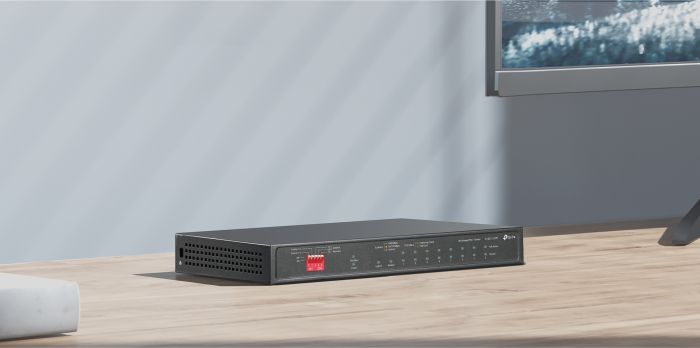 Комутатор TP-LINK   10xGE (PoE), 1xSFP, 123Вт, Некерований TP-Link TL-SG1210PP