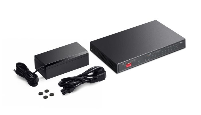 Комутатор TP-LINK   10xGE (PoE), 1xSFP, 123Вт, Некерований TP-Link TL-SG1210PP