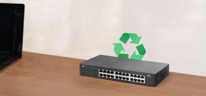 Комутатор TP-LINK  24xGE, Некерований TP-Link LS1024G