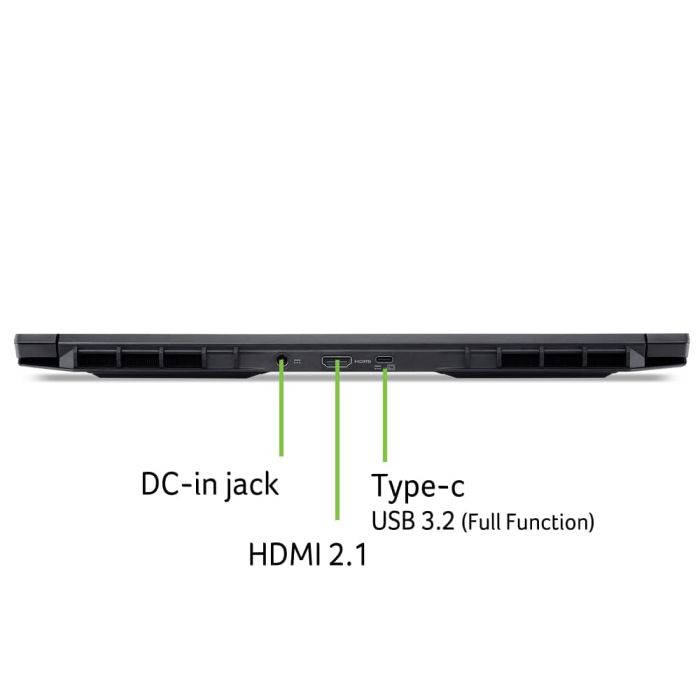 Ноутбук Acer Nitro V 16S ANV16S-61 16" WQXGA IPS, AMD R9-365, 32GB, F1TB, NVD5070-8, Win11P, чорний