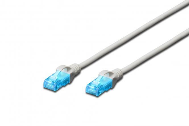 Патч-корд 2E CAT 5e, UTP, 20м, 26AWG, RJ45, 7/0.16, Cu, LSZH, серый