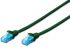 Patch cord 2E CAT 5e, UTP, 1m, 26AWG, RJ45, 7/0.16, Cu, LSZH, green