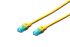 Patch cord 2E CAT 5e, UTP, 0.50m, 26AWG, RJ45, 7/0.16, Cu, LSZH, yellow