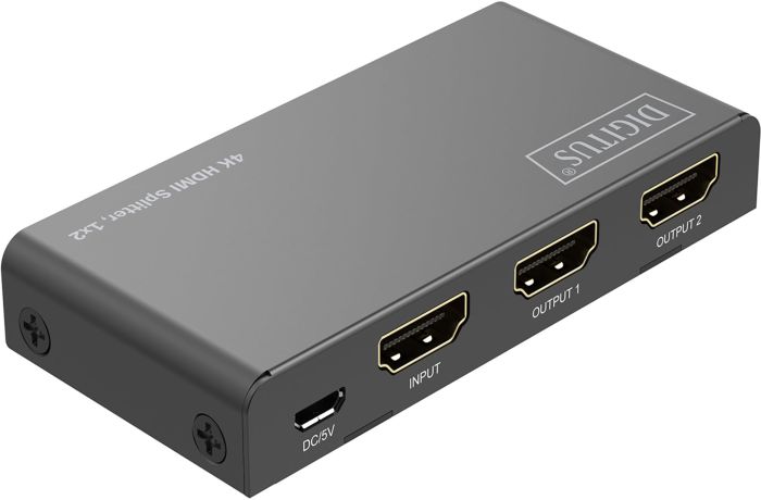 Видеосплиттер DIGITUS HDMI (INx1 - OUTx2), 4K