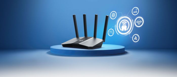 ASUS Router RT-BE58U BE3600, 4xGE LAN, 2,5xGE WAN, 1xUSB3.2, MESH UK-EU