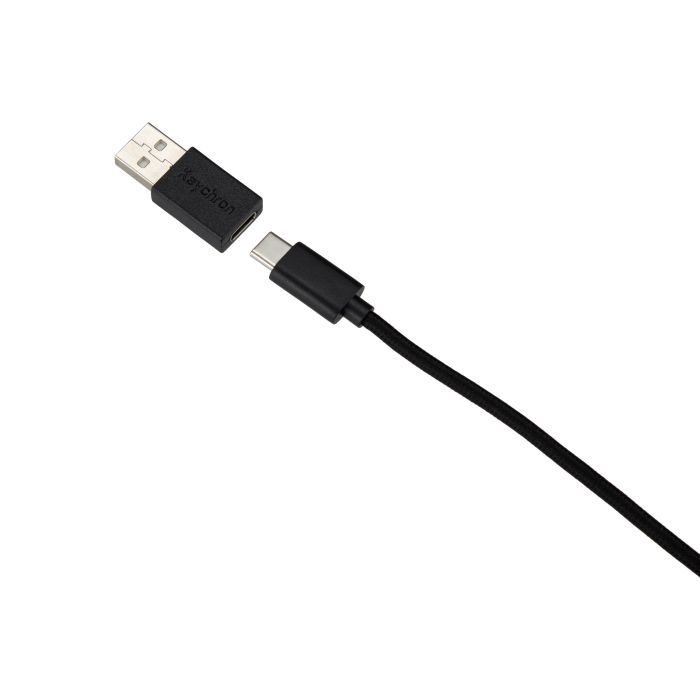 Mechanical keyboard Keychron C3 Pro V2 87Key, K pro Red, USB-A, QMK, Hot-swap, 8K, EN/UKR, RGB, black