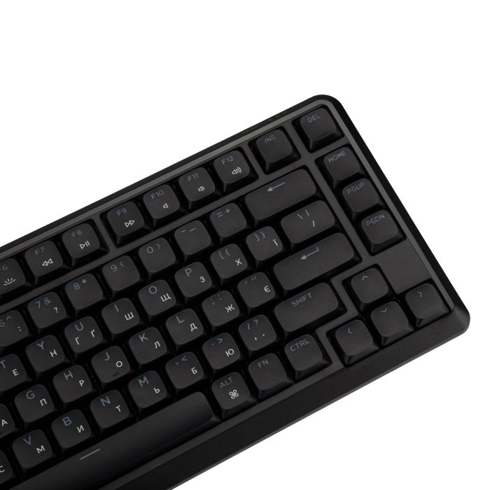 Mechanical keyboard Keychron J1 82Key, K pro Brown, WL/BT/USB-A, QMK, Hot-swap, EN/UKR, RGB, black