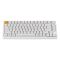 Mechanical keyboard Keychron J1 82Key, K pro Banana, WL/BT/USB-A, QMK, Hot-swap, EN/UKR, RGB, white