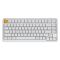 Mechanical keyboard Keychron J1 82Key, K pro Brown, WL/BT/USB-A, QMK, Hot-swap, EN/UKR, RGB, white