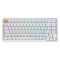 Mechanical keyboard Keychron J1 82Key, K pro Red, WL/BT/USB-A, QMK, Hot-swap, EN/UKR, RGB, white
