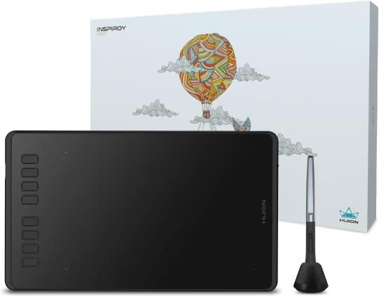 Графический планшет  8.7"x5.4" , microUSB, черный Huion H950P