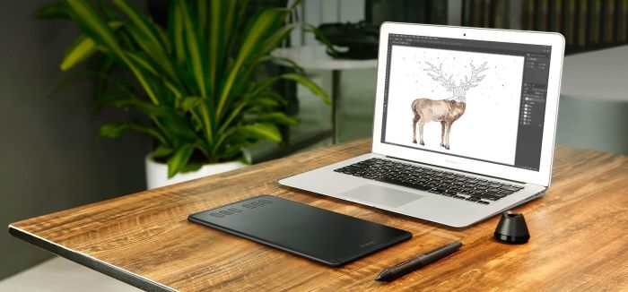 Графічний планшет  6.3"x3.9" , microUSB, чорний Huion H640P