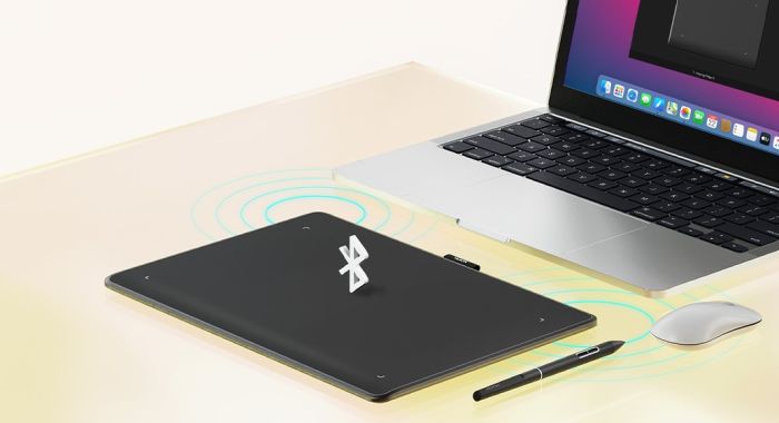 Huion Graphical tablet 10.5"x6.25" Inspiroy Frego M, BT, USB-C, black