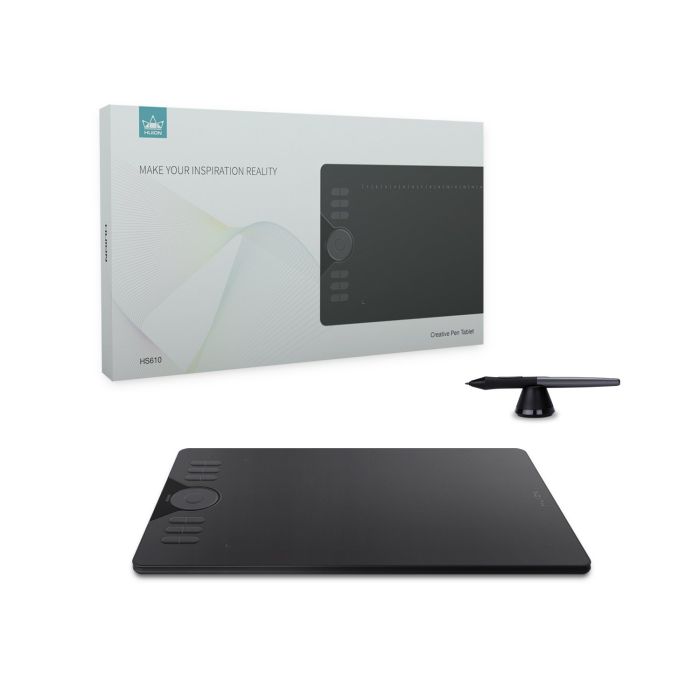 Графічний планшет  10"x6.25" , microUSB, чорний Huion HS610