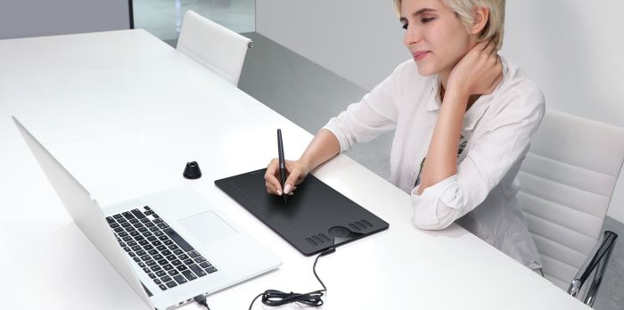 Графічний планшет  10"x6.25" , microUSB, чорний Huion HS610