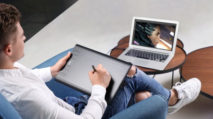 Графический планшет  10"x6.2" , MicroUSB, черный Huion H1060P