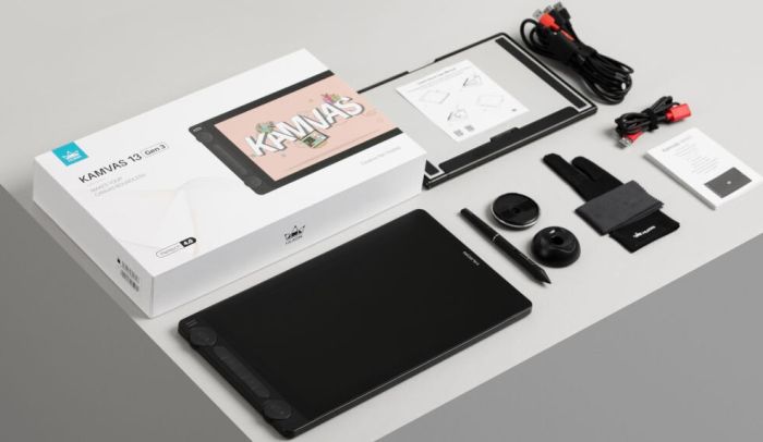 Графический монитор Huion 13,3" Kamvas 13 G3, DP, USB-C, черный