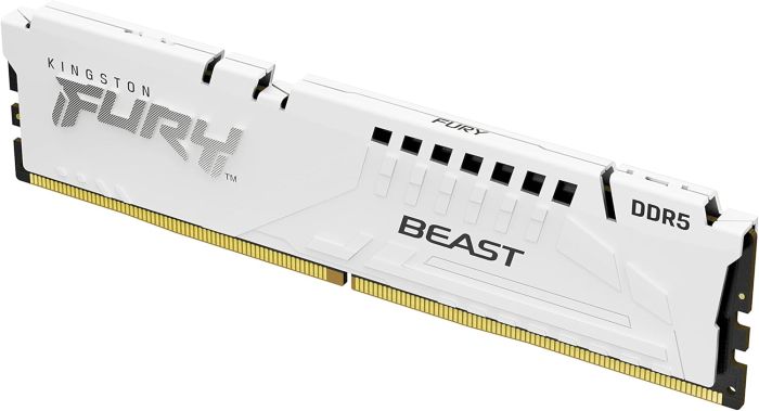 Память ПК Kingston DDR5 16GB 6400 FURY Beast FURY Beast EXPO Белый